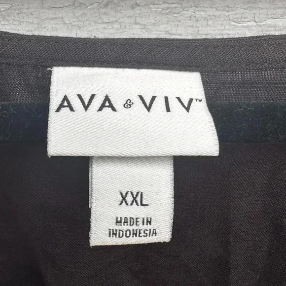 Ava&viv little black bohemian dress size XXL - Picture 3 of 4